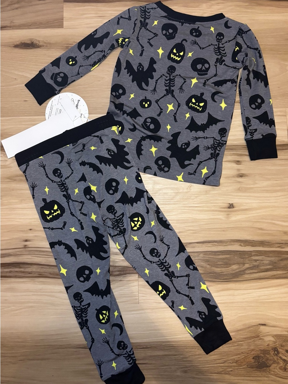 Little Sleepies Glowing Ghouls 2 Piece NWT - Picture 5 of 5